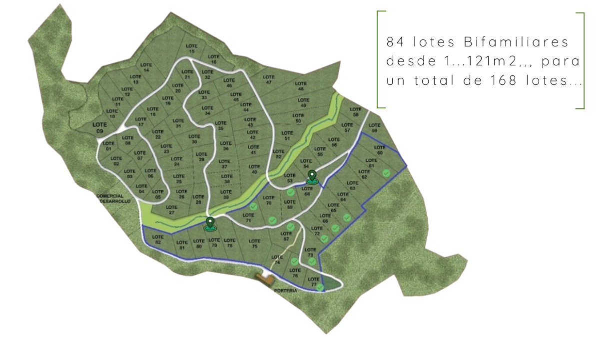 Imagen Mapa Lotes Pino Verde